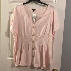 TORRID 3 GORGEOUS blush color top